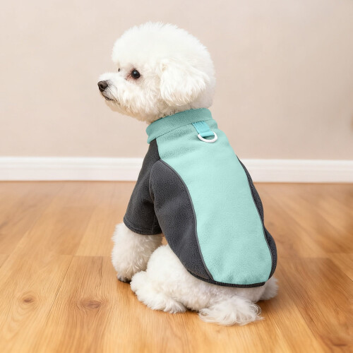 Reflekterende stribet sweater til katte, varmfarvet pullover 2