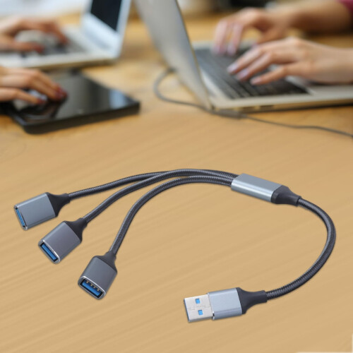 Καλώδιο διαχωριστή USB Y 3 σε 1 Καλώδιο διαχωριστή τροφοδοσίας USB Καλώδιο διαχωριστή 1