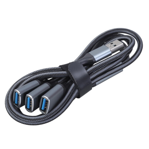 Καλώδιο διαχωριστή USB Y 3 σε 1 Καλώδιο διαχωριστή τροφοδοσίας USB Καλώδιο διαχωριστή 2