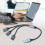 Καλώδιο διαχωριστή USB Y 3 σε 1 Καλώδιο διαχωριστή τροφοδοσίας USB Καλώδιο διαχωριστή 4