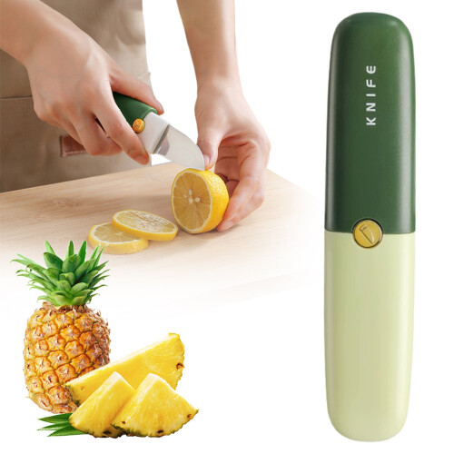 Gemüseschäler aus Edelstahl, 2-in-1, tragbar 1