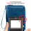 Passport Travel Wallet RFID Blocking Blue 5