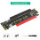 Διαχωριστής καρτών επέκτασης PCIe4.0 X16 Υποδοχή σε δύο θύρες Σύνδεση 4X Προσαρμογέας 7