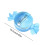 Valentine's Day Candy Boxes Round Blue 6Pcs 2