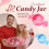 Valentine's Day Candy Boxes Round Blue 6Pcs 6