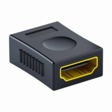 Adaptador de extensión de conector HDMI a HDMI, acoplador HDMI chapado en oro, adaptador HDMI hembra a hembra, 4K a 60 Hz para portátil.