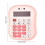 AuroraX Office Desk Calculator Cute Pink Basic Calculator,Electric Standard 4 Function Calculator Learning College Study Supplies 3