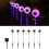 Φωτισμός Halloween με LED με μπαταρία και γείωση για Halloween έξι ματιών, φάντασμα, 4