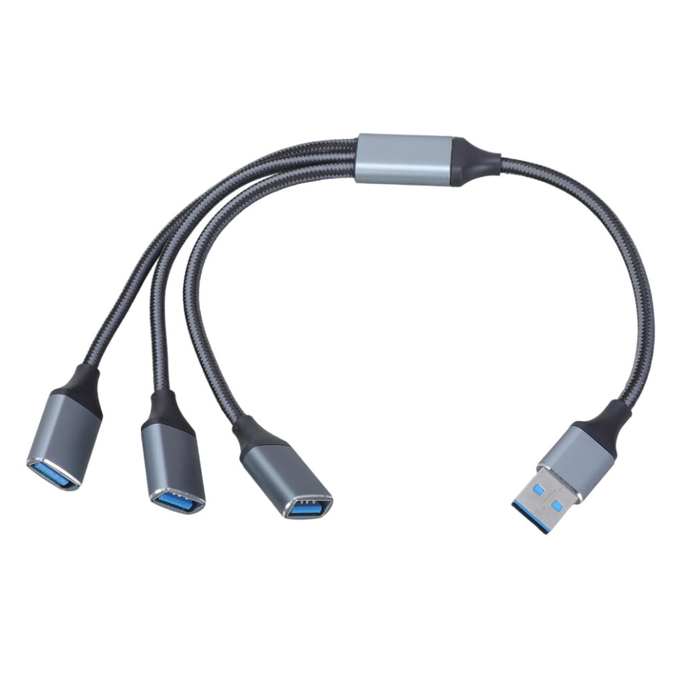 3 In 1 Usb Y Splitter Cable Usb Power Splitter Cable Usb2.0 Male To 3 Usb Female Splitter Cable Charging Data Transfer 9405492086371