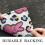 Easter rainbow bunny door mat white 16x47 inch 6