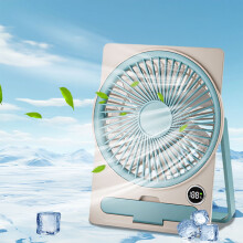 Portable Clip Fan, 5 Speeds, Rechargeable, Compact & Lightweight – Compatible with Office Desk & Outdoor Use