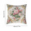 Bloemenkussensloop met verborgen ritssluiting 45x45cm 3