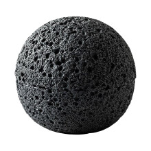 Plateau décoratif créatif en forme de bol, imitation pierre volcanique, 10 cm, sans couvercle.