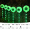Halloween solcellelys udendørs øjeæbledesign 6-pak 1