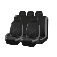 Ensemble de 9 housses de siège auto QenASHaing en polyester, protection durable quatre saisons avec poches de rangement, taille universelle pour