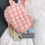 Bolsa transversal acolchoada pequena, leve e elegante, com alça ajustável, para homens e mulheres. 4