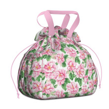 Sac à lunch à cordon Pioneer Flower pour femmes – Isotherme, anti-taches, multipoches, idéal pour le bureau