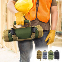 Bolsa organizadora de herramientas de reparación – Bolsa impermeable con cremallera de tela Oxford, gran capacidad, para proyectos de ferretería