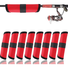 8-Pack Fishing Lure Covers 6", Compatible with Most Lures, Velcro Closure, Durable Hook Protectors & Bait Storage