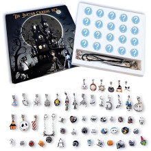 Calendrier de l'Avent Halloween 2025 – 24 bracelets à breloques