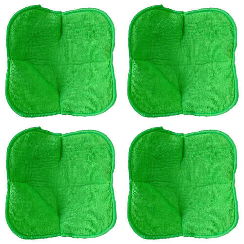 Conjunto de 4 capas protetoras reutilizáveis para tigelas de micro-ondas – poliéster