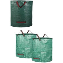 2-delige set van 160 gallon (ca. 600 liter) extra grote herbruikbare opbergzakken voor binnen- en buitengebruik
