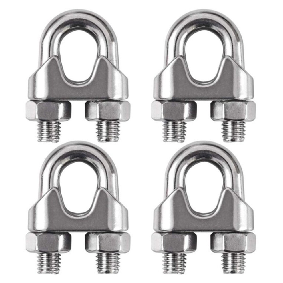 1/2 Inch Wire Rope Clip Clamp 304 Stainless U-Saddle Pack 9058772244604