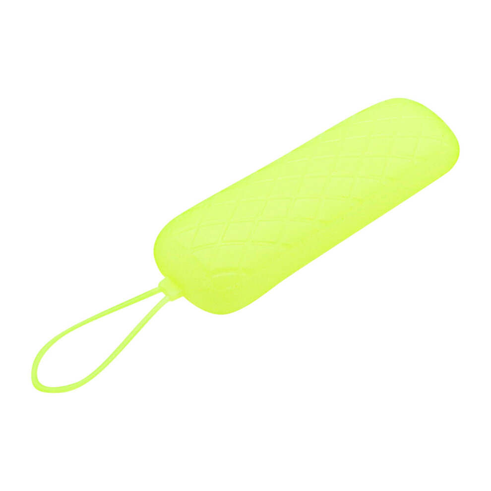 Silicone Protective Case For Compatible With Tcl Roku Tv Remote Â Glow-In-, With Lanyard (Yellow) Dark/Yellow 9083649241189