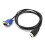 Adaptérový kábel HDTV na VGA 1080P samec-samec 1