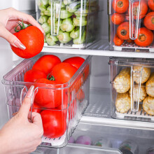 Boîte de conservation réfrigérée de qualité alimentaire pour légumes et raviolis – Transparente, design esthétique, préservation de la