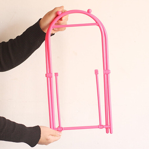 Trash Bag Stand Holder Plastic Foldable General Users Kitchen 1Pcs
