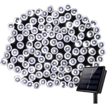 300 LED-es napelemes fényfüzér, 32 m, IP65 vízálló