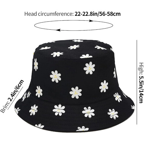 Cappelli a secchiello per donna e uomo, graziosi cappelli da pescatore per sole e spiaggia 2