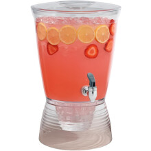 Distributeur de boissons pour fĂŞtes (2,5 gallons) Grand distributeur d'eau en plastique pour comptoirs, sans dĂ©gâts, facile Ă assembler et Ă