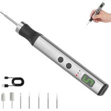 Caneta de gravação rotativa com 7 bits e 5 velocidades, USB