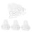 Floral Wrap Flower Wrapping Mesh White 5