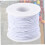 Elastisk perlesnor hvid 50m rulle 3