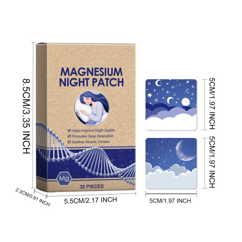 Natural Sleep Aid Patches - 32 Pack for Restful Sleep 2