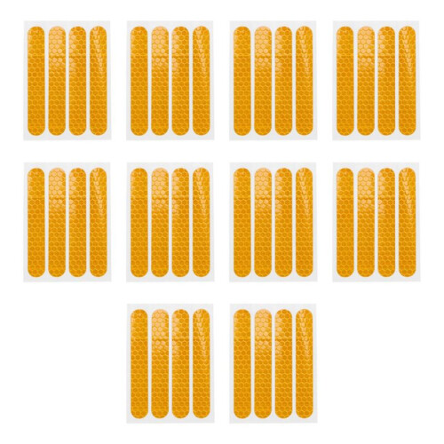 40PCS Yellow Front Rear Wheel Cover Protective Shell Reflective Sticker for  Max G30 Scooter Accessories