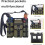 Bolsa de ombro Prevalentn, com porta-garrafa, ideal para exercícios e passeios. 2