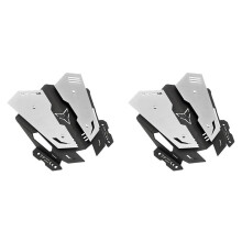 2X Motorcycle CNC Aluminum Fairing Screen Windshield Windscreen Wind Deflector for MT15 MT-15 MT 15 2019 2020
