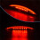 2X Motorcycle Tail Light LED Brake Light for Breakout EFI FXSB CVO 2013-2017 (Red) 5