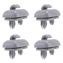 4X Gray Interior Sun Visor Clip Hook for A1 A3 S3 A4 S4 A5 S5 Q3 Q5 TT Quattro