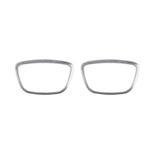 2X Car Steering Wheel Chrome Sticker Trim Cover Cap Decoration for A3/A4L/A5/A6L/A8L/Q5Q7