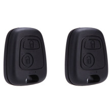 2X Key Case Key Cover Remote Case Shell for 106 107 206 207 407 806 2 Buttons