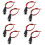 8 Pcs 18AWG SAE Extension Cable 2-Pin SAE Quick Connector Disconnect Plug 10A Solar Battery Panel SAE Plug Wire 1Ft/30cm 1
