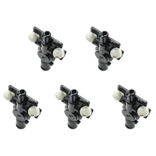 5X Headlight Water Spray Nozzle Washer Jet Connector Adapter Holder for