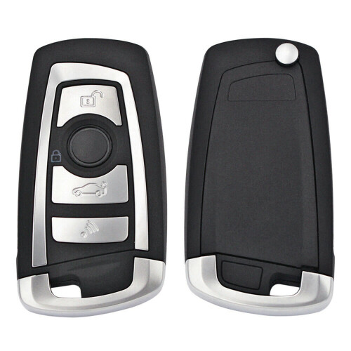 3X 4 Buttons 433MHZ Modified Floding Remote Key Without 7935AA ID44 Chip for - E38 E39 E46 Control Keyless PCF7935AA 2