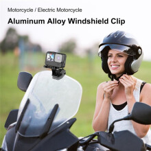 PULUZ Clipe de Suporte para Pára-Brisa de Motocicleta para // Suporte Multifuncional para Câmera Esportiva