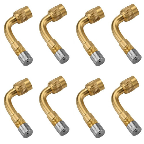 8X 90 Graders DäCkpumpslang, Pumpmunstycke, Förlängningsmunstycke, ArmbåGe, DäCkventilmunstycke, Förlängningsrör, Pumpmunstycke